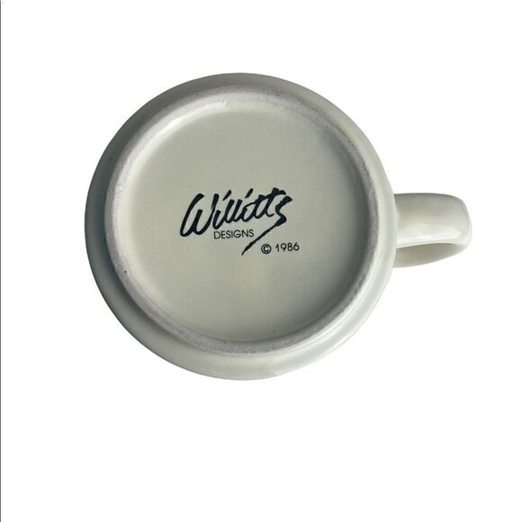 Willitts Designs Vintage 1986 Pixel Santa Reindeer & Sleigh 8 oz Mug - Picture 12 of 12